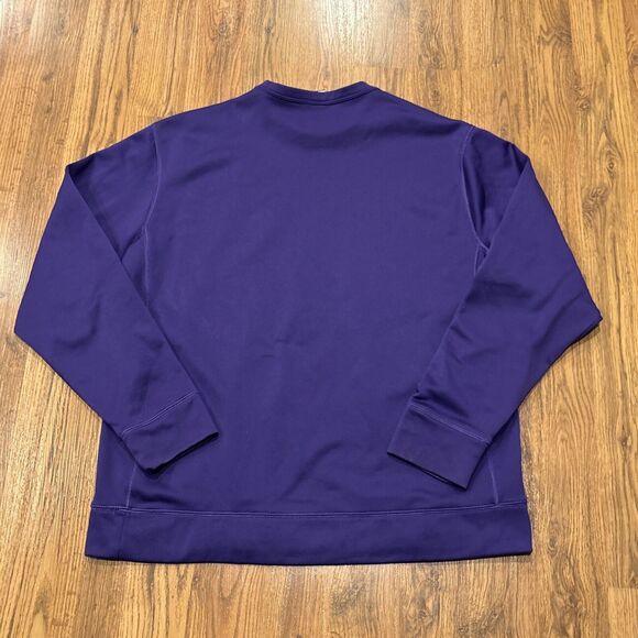 Nike Sweatshirt Mens XXL Clemson Tigers Football Pullover Purple Therma-Fit NCAA - Picture 8 of 8